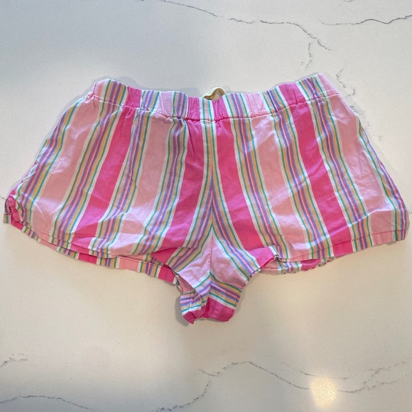 Sweet Tart Y2K Candy-Striped Pink Cotton Lounge PJ Shorts – Size S - Picture 4 of 11